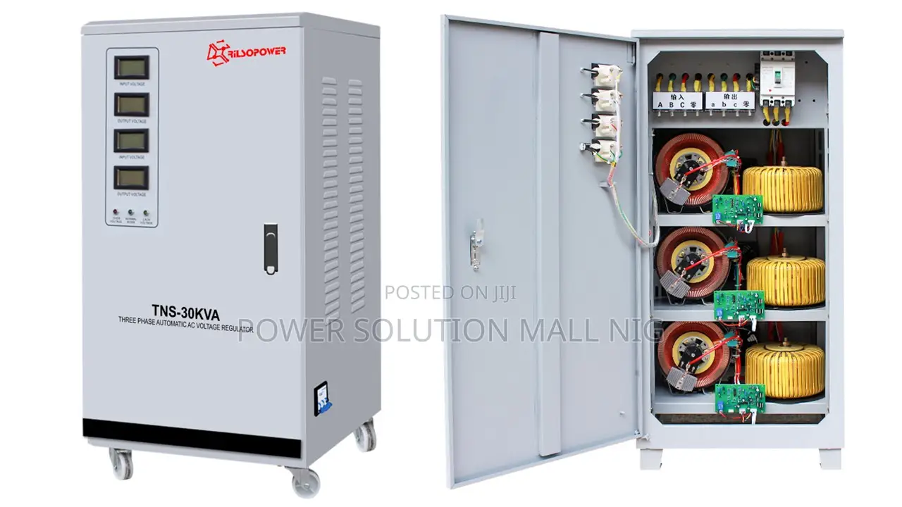 30kva 3-phase Rilsopower Servo Stabilizer