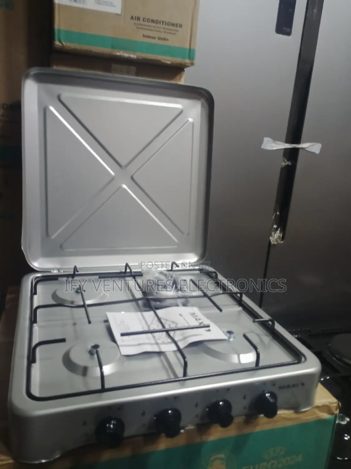Maxi Table Top Gas Cooker 4 Burners, All Gas
