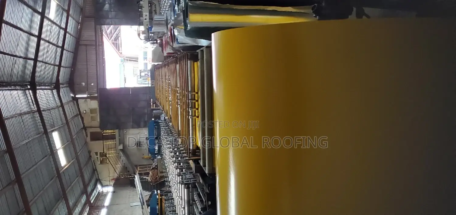 Full Guage Aluminum Roofing Sheets Ovan Baked Yellow.