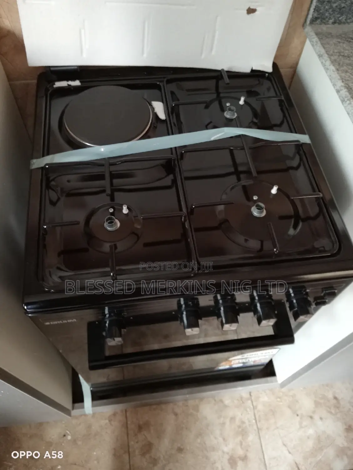 Bruhm Gas Cooker 3 Gas 1 Electric