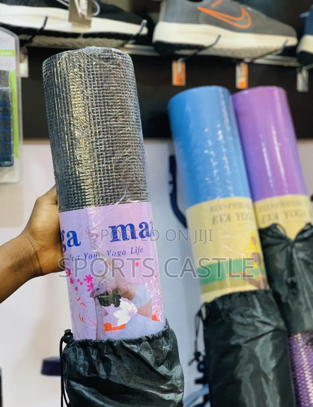 Exercise Yoga Mat With Bag Carrier
