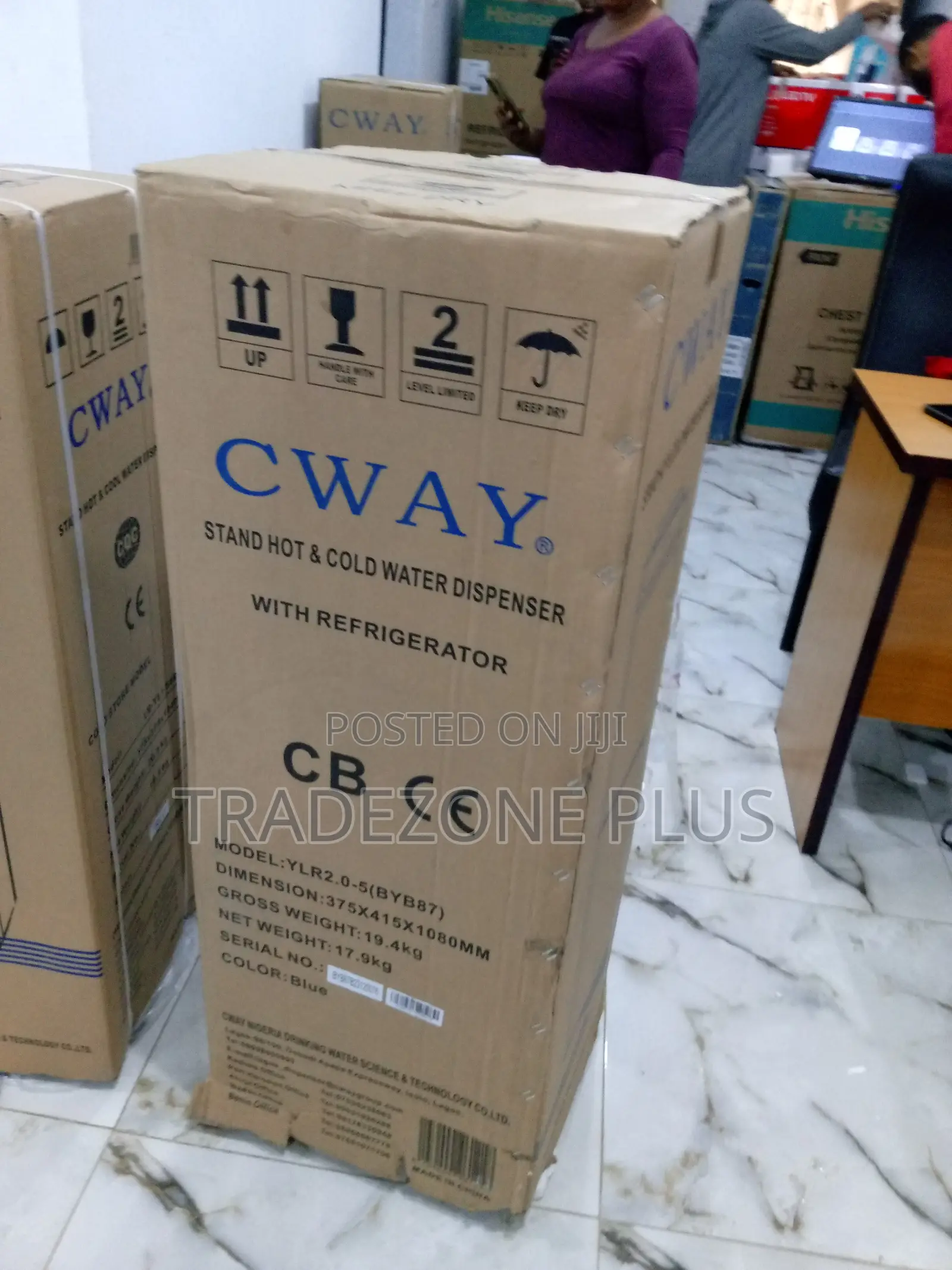 Cway Water Dispenser With Fridge Ylr2.0-5[Byb87]