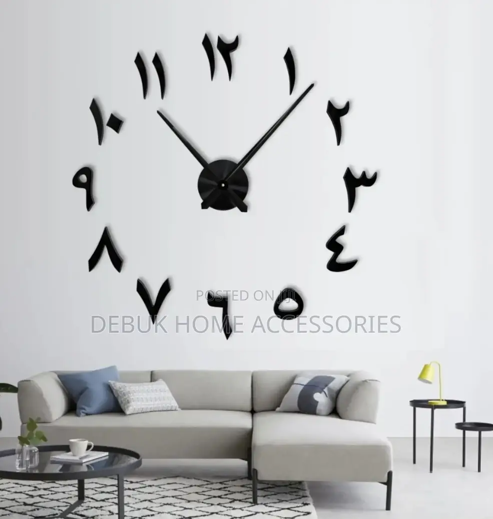 120cm Diy Arabic Clock