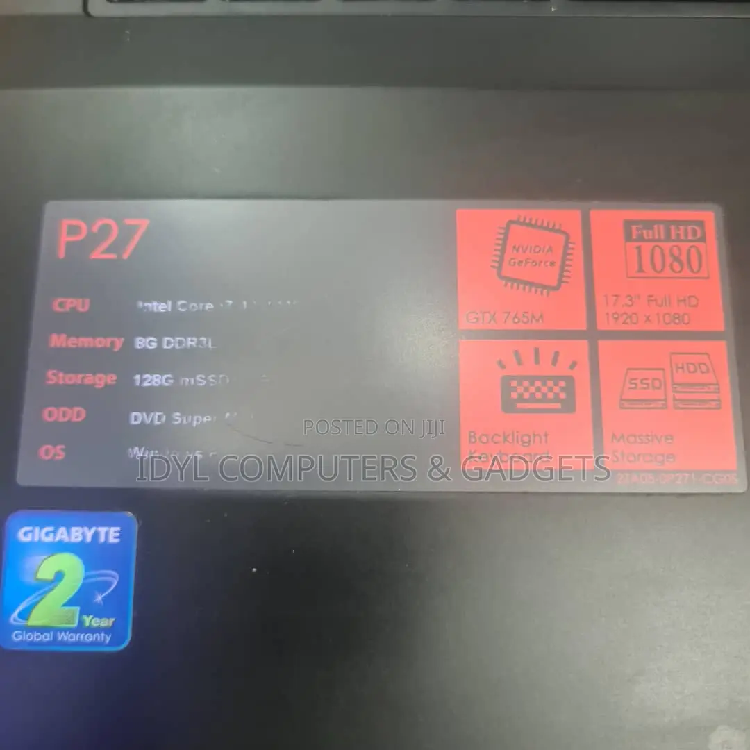 Laptop Gigabyte AORUS 17G 16GB Intel Core I5 HDD 1T