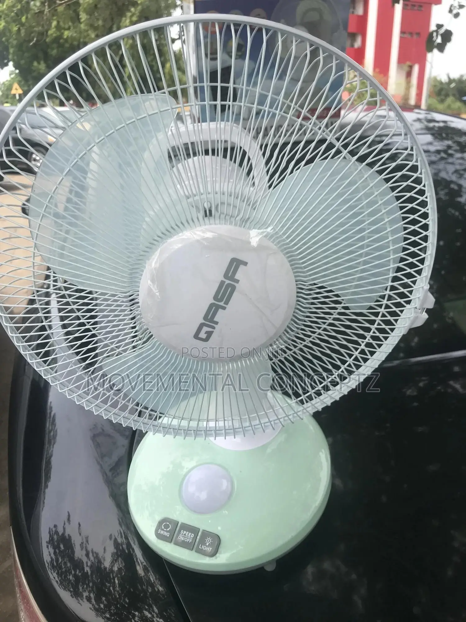 Qasa 12”Rechargeable Fan QRF-2912 3in1