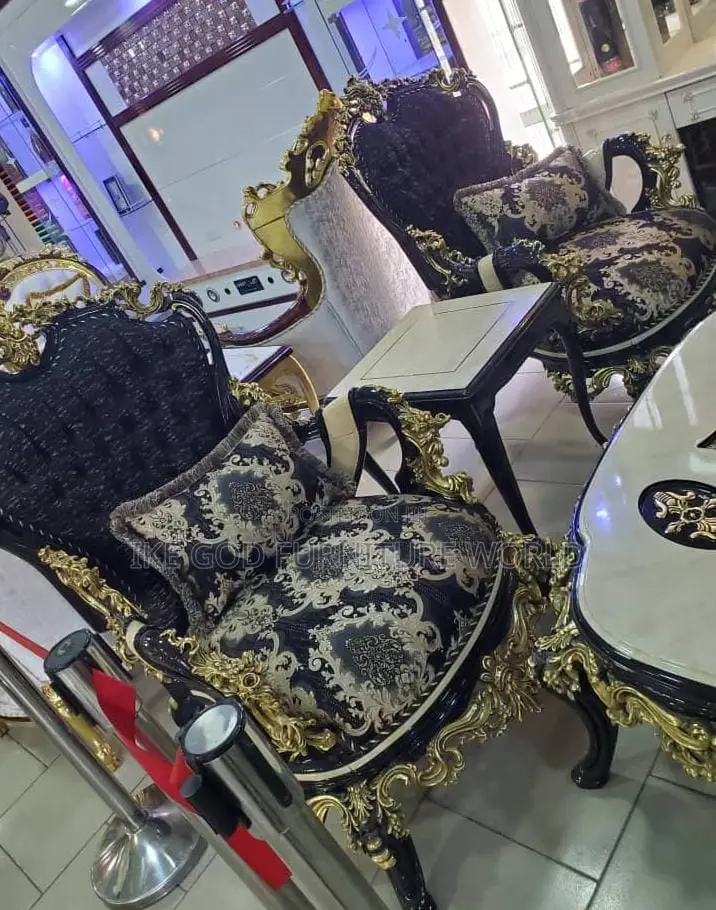 Complete Set by 8seater Imported Turkish Royal Fabric Sofa