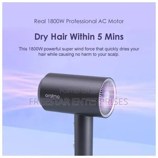 Oraimo Smart Hair Dryer. 1800W. Oraimo Hair Dryer 1800W.