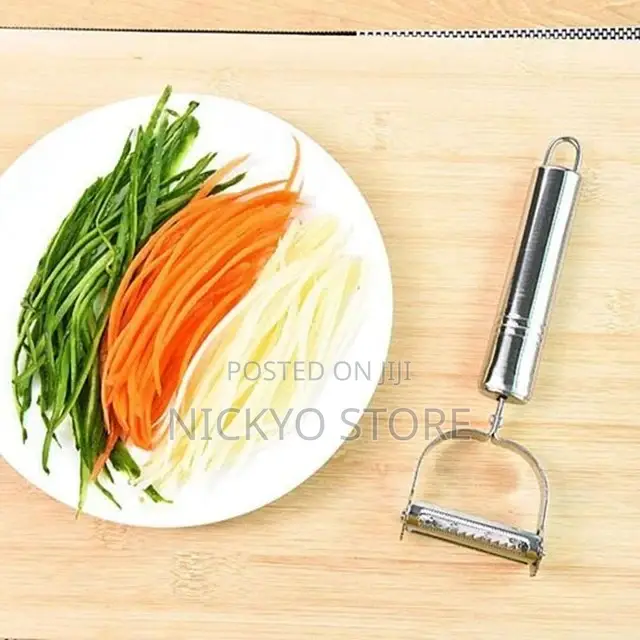 2-in-1 Stainless Steel Julienne Peeler Tool
