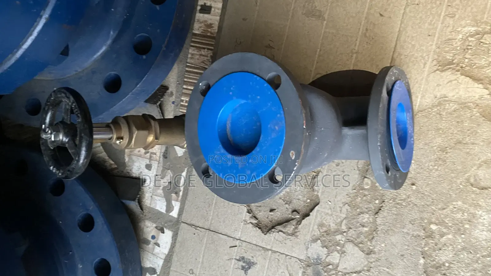 Cast Iron Storm Valve Angled Type With Handle