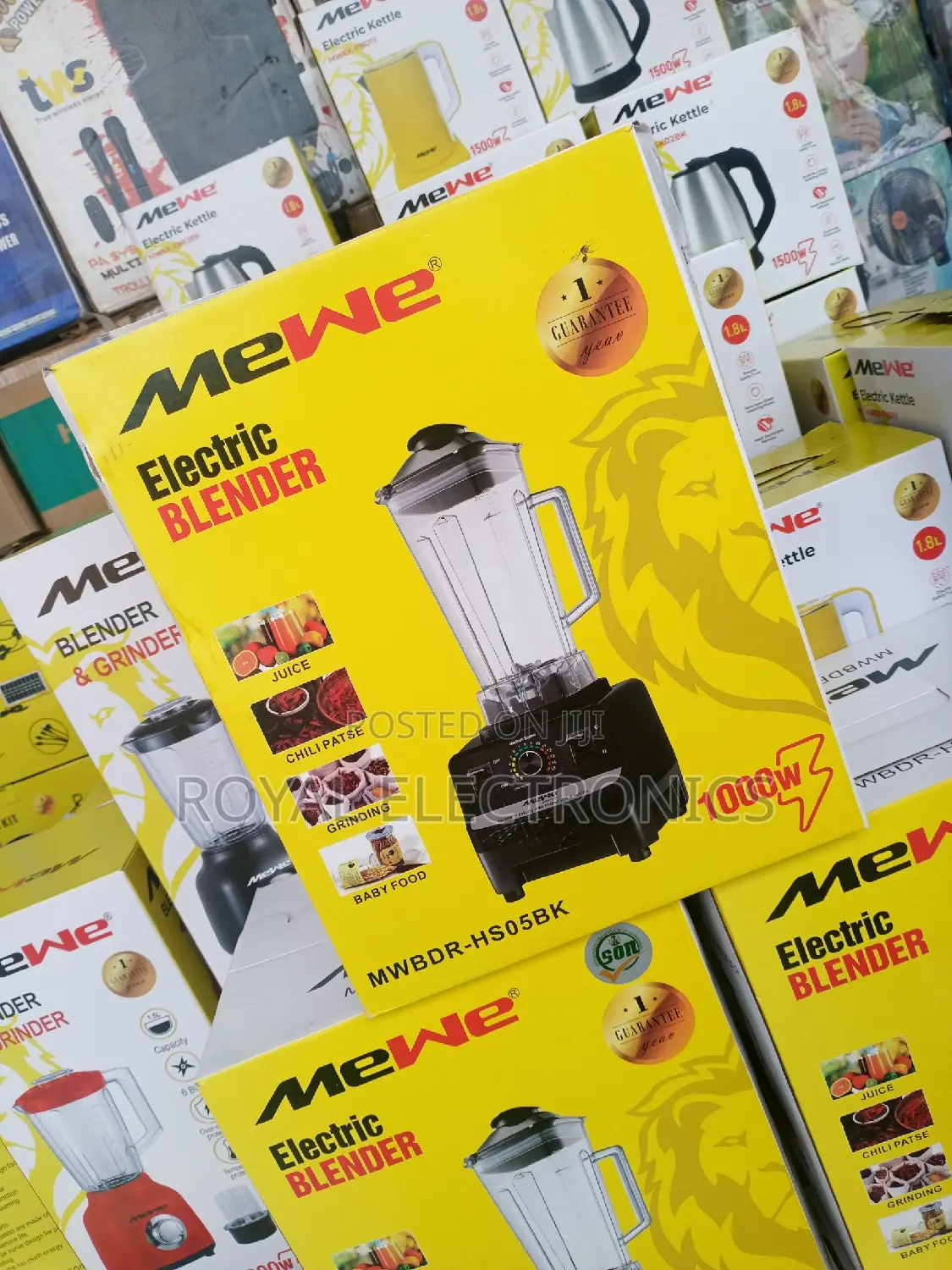 Latest Mewe(MWBDR-Hs05bk) 1000W Electric Blender