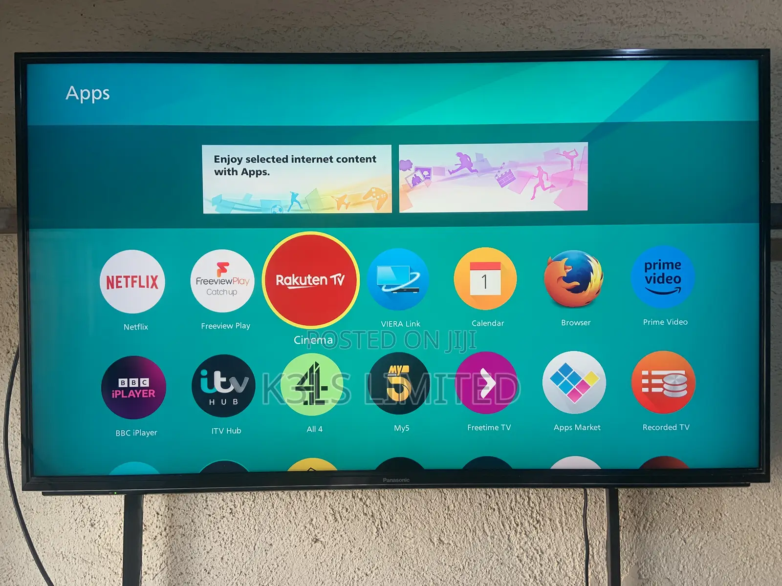 Panasonic 50inch Smart Tv