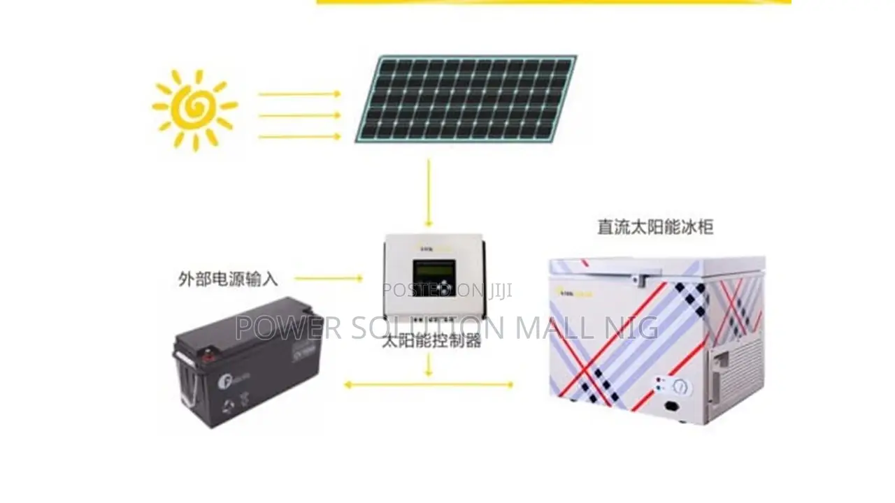 308liters Solar Ac/Dc Freezer With Battery And Solar Panel