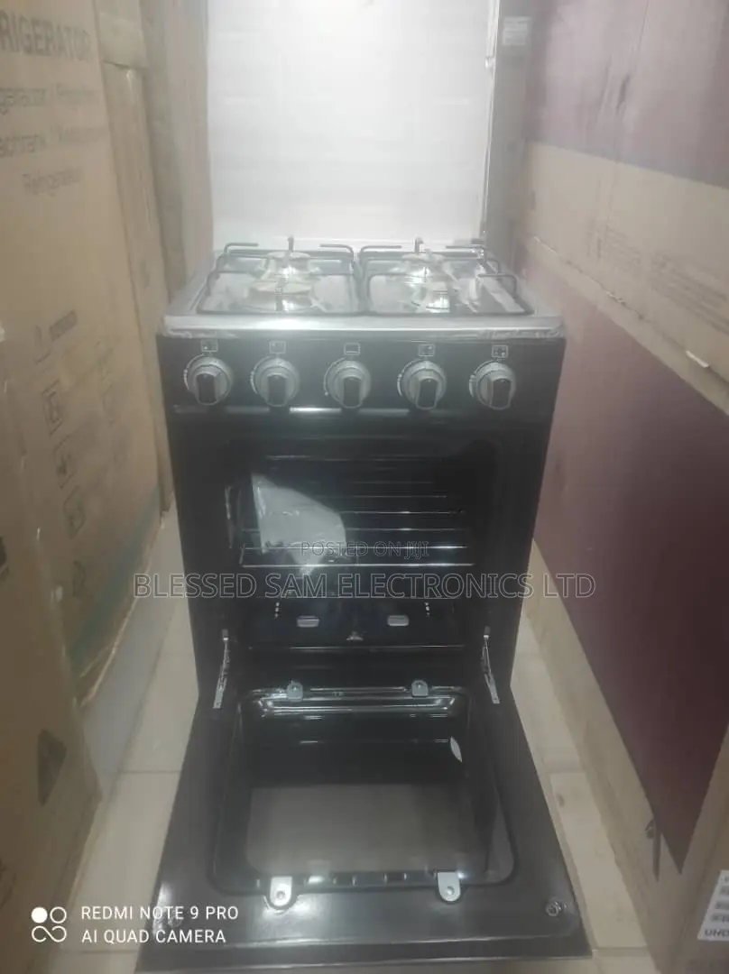 SONIK Standing 4 Burner Gas Cooker Automatic With Oven 2yrs