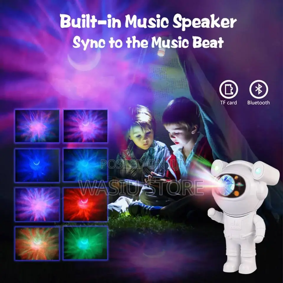 Astronaut Projector Light With Bluetooth Speaker