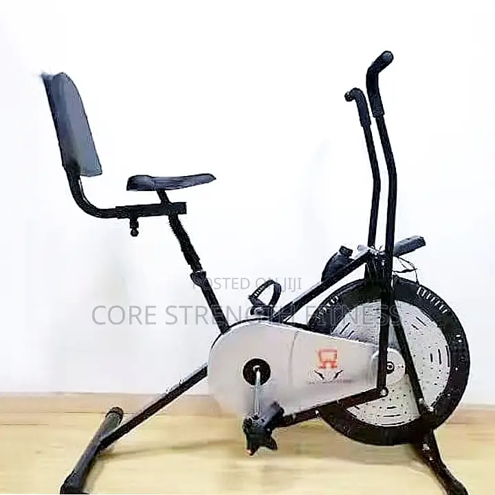 Total Body Exercise Air Bike With Saddle and Back Rest Suport