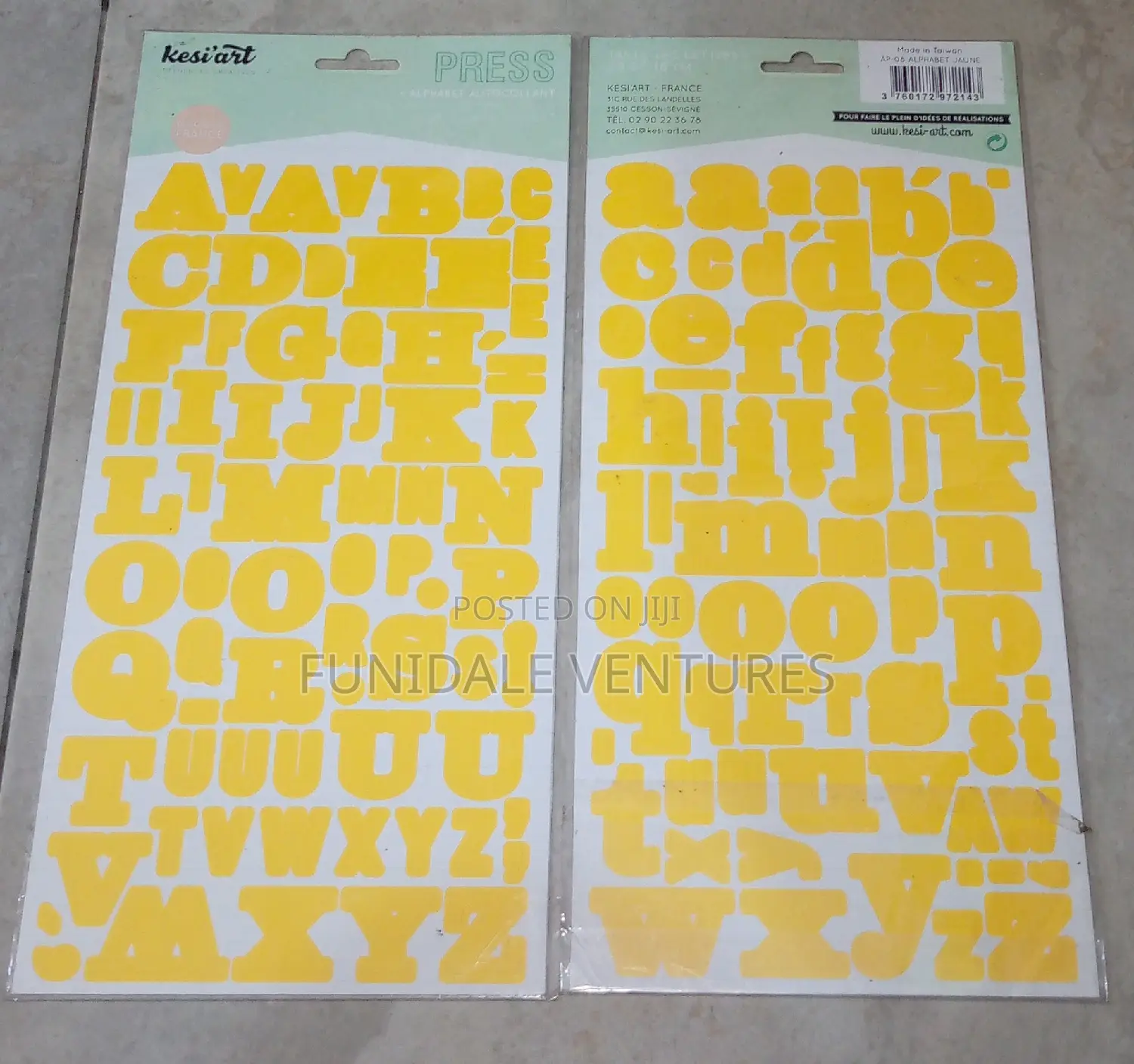 Uppercase And Lower Case Alphabet Stickers