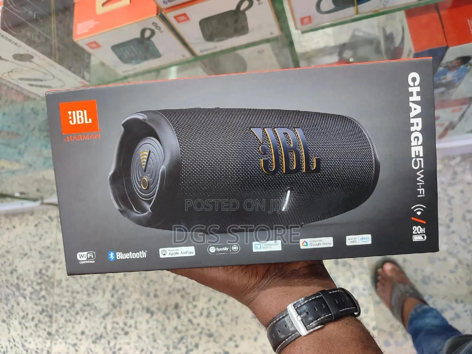 JBL Charge 5 Wifi and Bluetooth Speaker