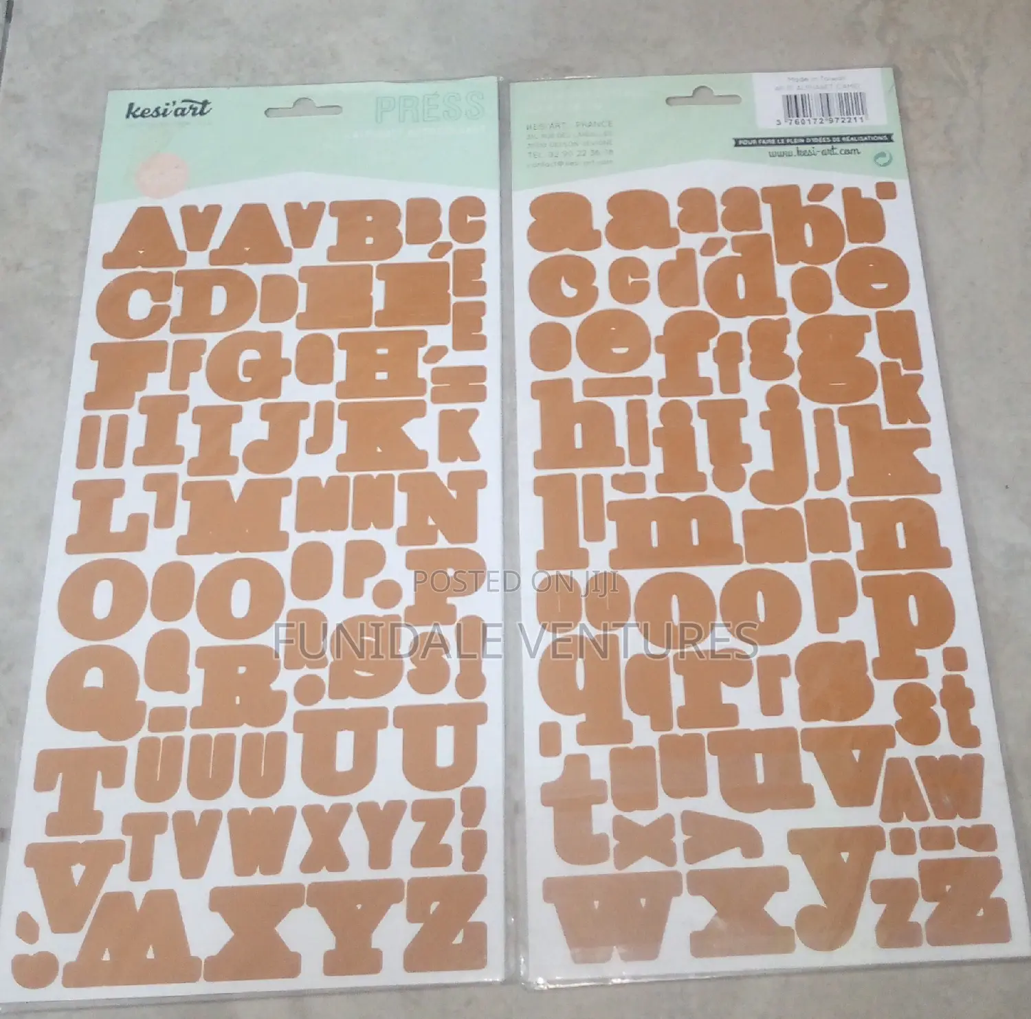 Uppercase And Lower Case Alphabet Stickers
