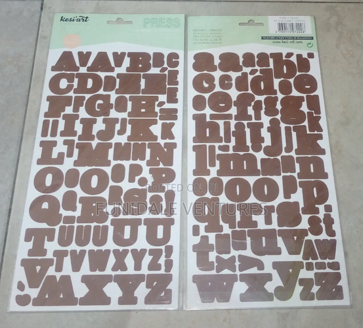 Uppercase And Lower Case Alphabet Stickers