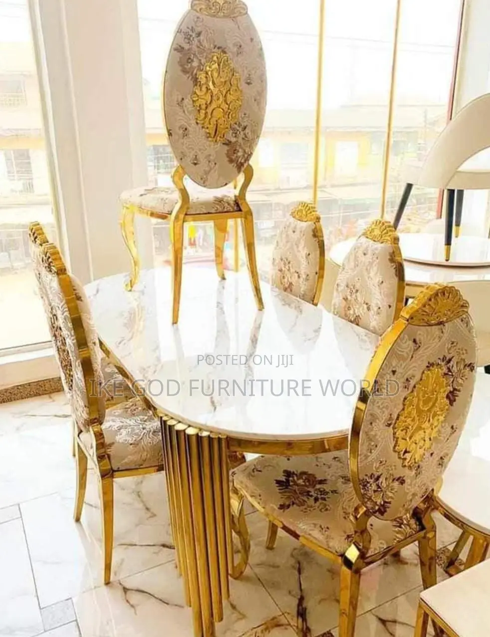 6seater Imported Turkish Royal Marble Dining Table