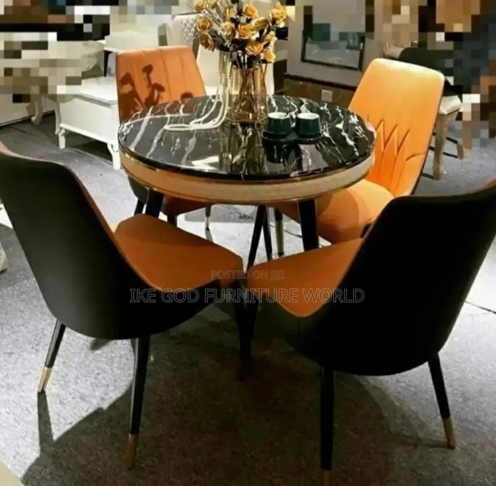 4seater Imported Turkish Marble Dining Table