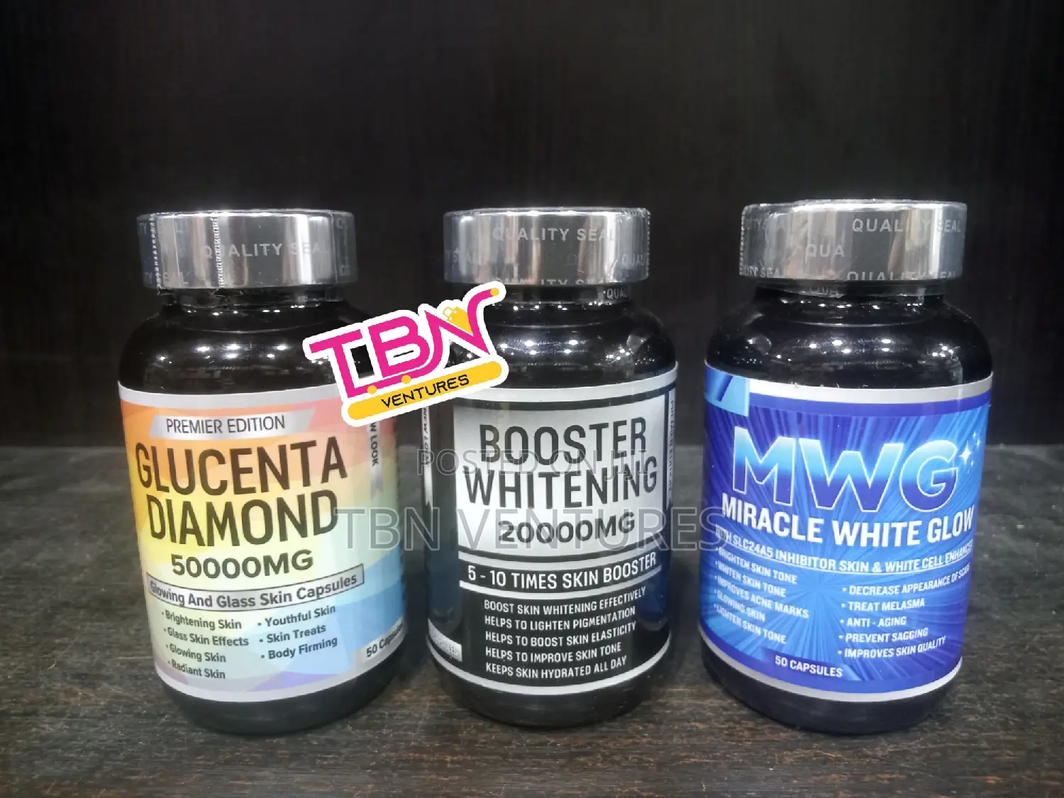Glucenta Diamond, Whitening Booster, MWG Capsules
