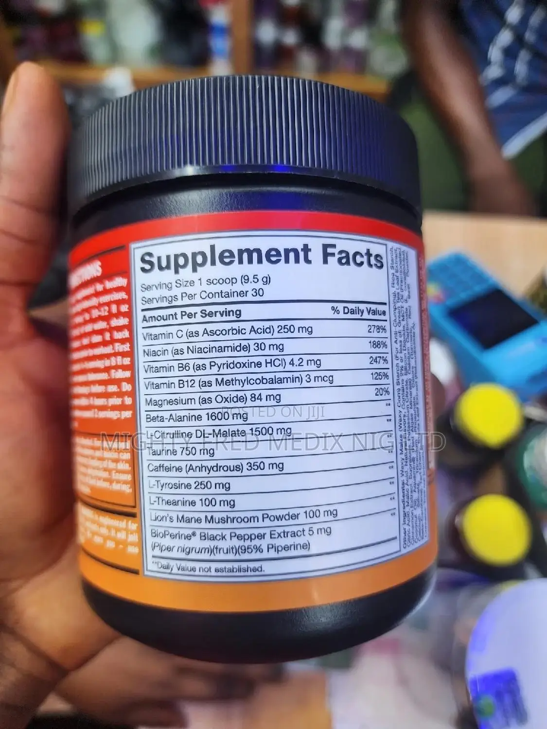 Mutant Madness Prework-out Powder
