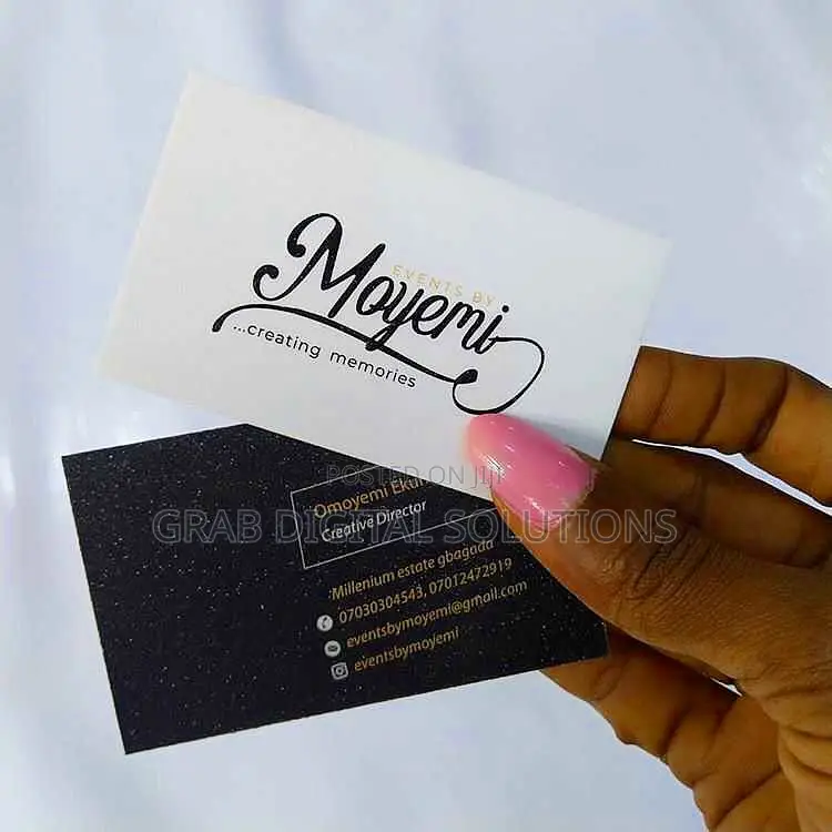 Business Card Printers, Print Company in Lagos
