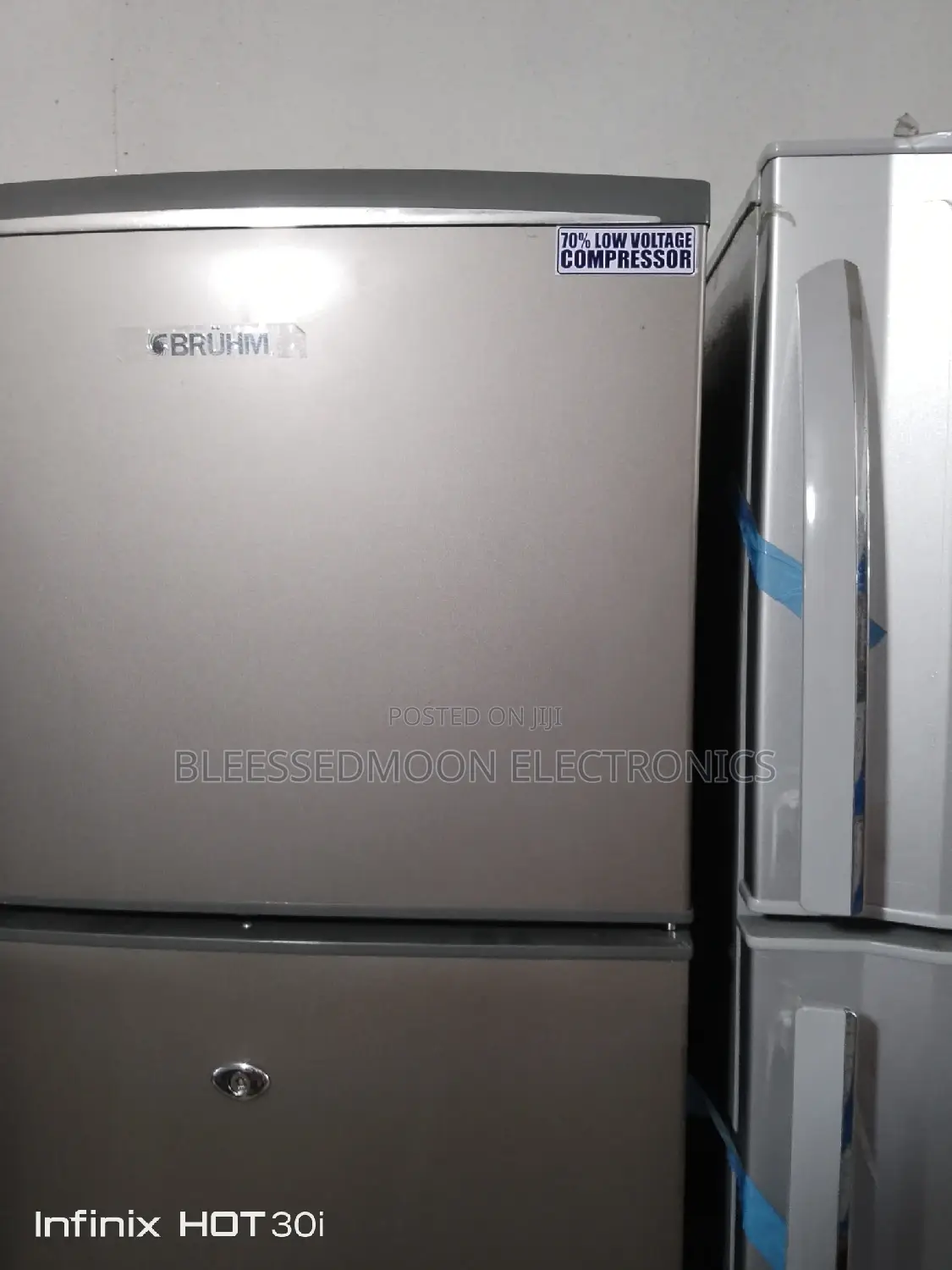 Bruhm Italian Low Voltage Standing Fridge Cooper Condenser