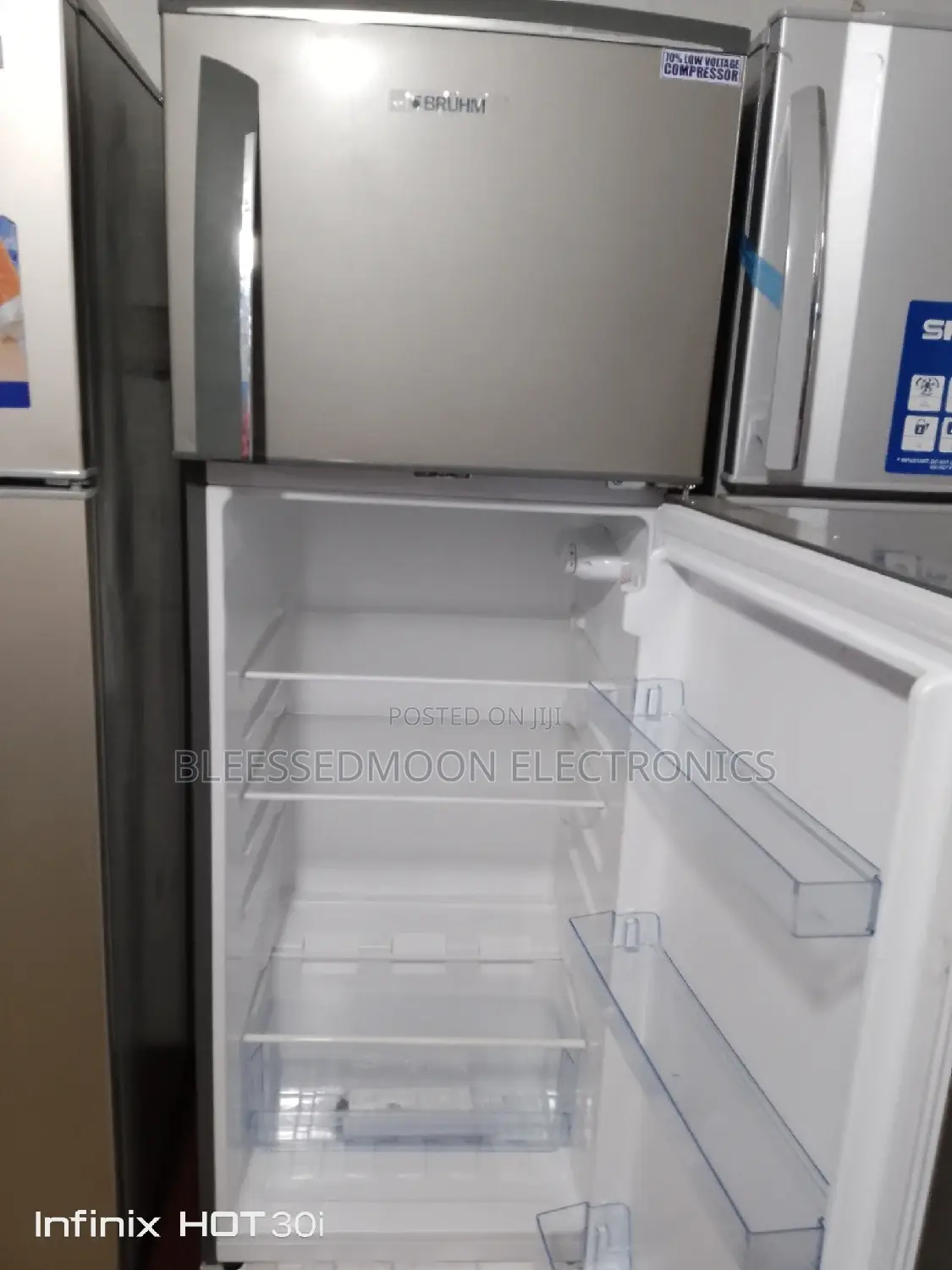 Bruhm Italian Low Voltage Standing Fridge Cooper Condenser