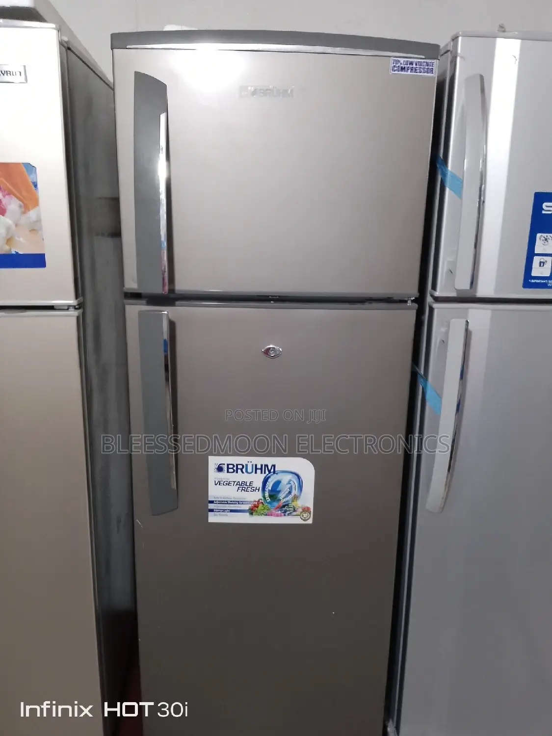 Bruhm Italian Low Voltage Standing Fridge Cooper Condenser