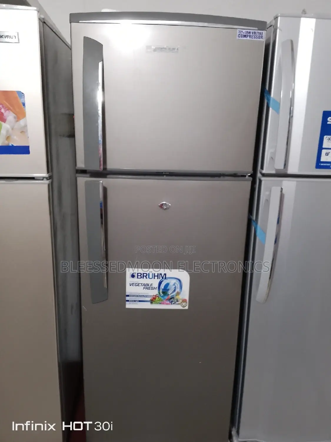 Bruhm Italian Low Voltage Standing Fridge Cooper Condenser
