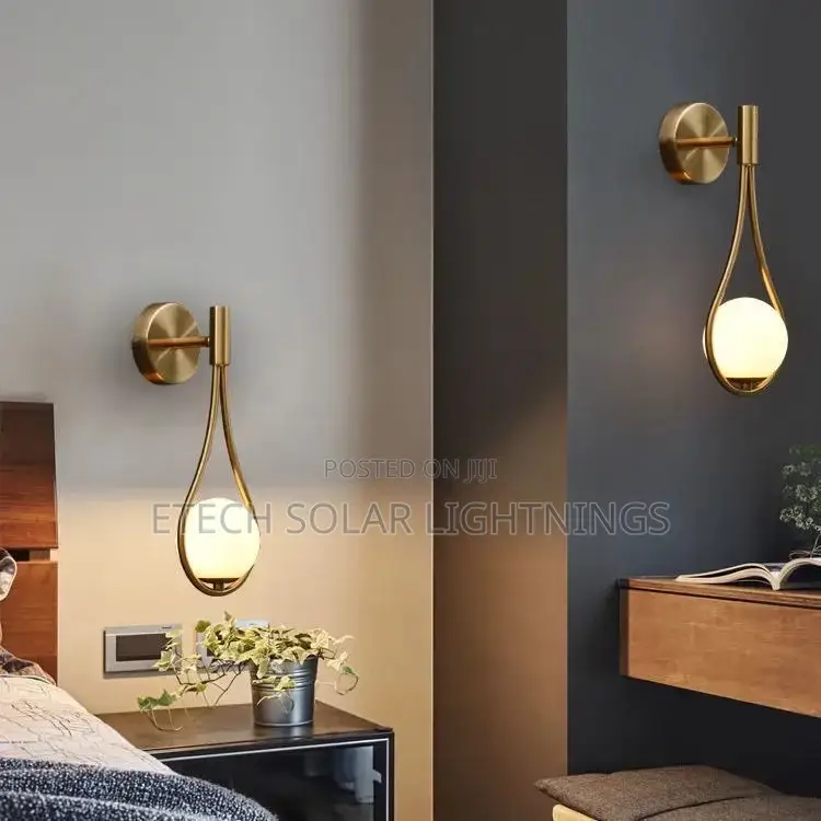 Modern Glass Ball Wall Bedroom Living Room Indoors Light