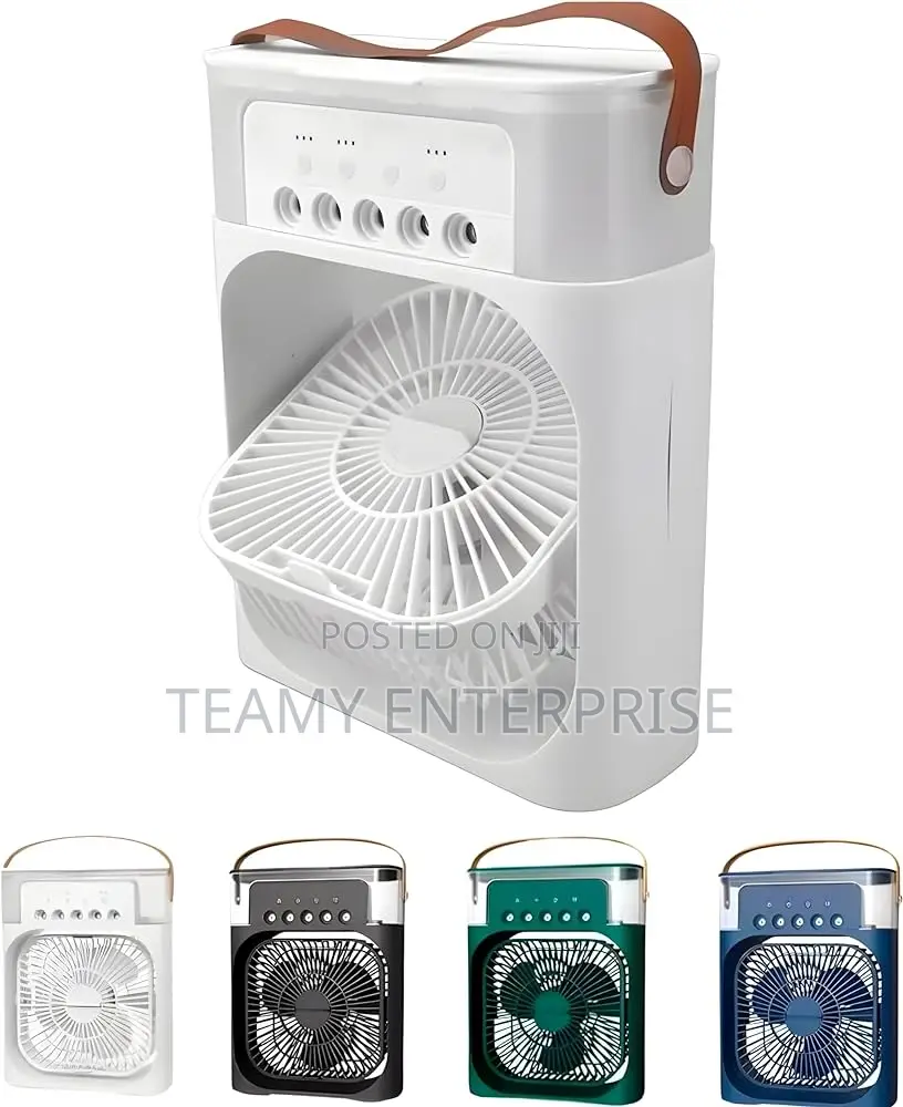 Rechargeable Air Conditioner Cooling Fan Table Mini Mist Fan