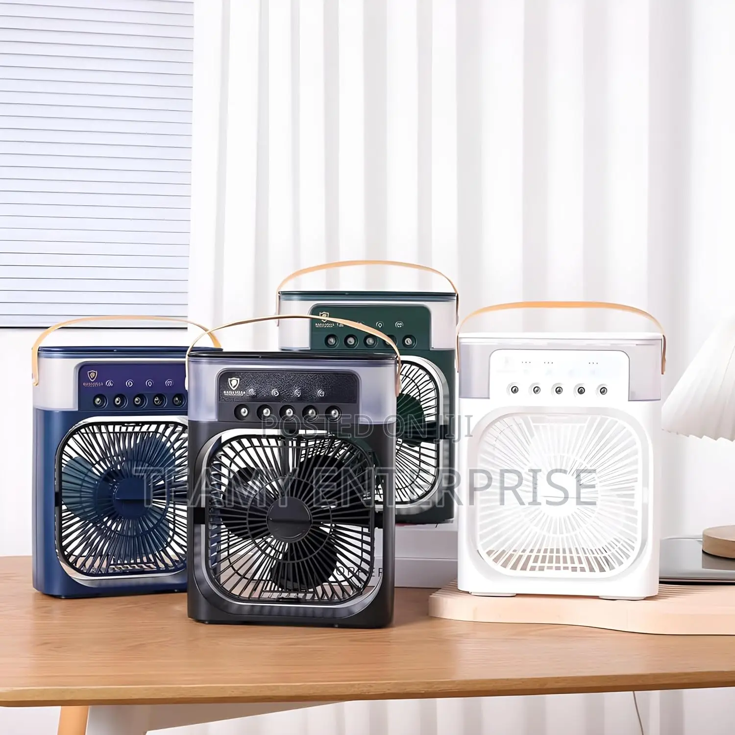 Rechargeable Air Conditioner Cooling Fan Table Mini Mist Fan