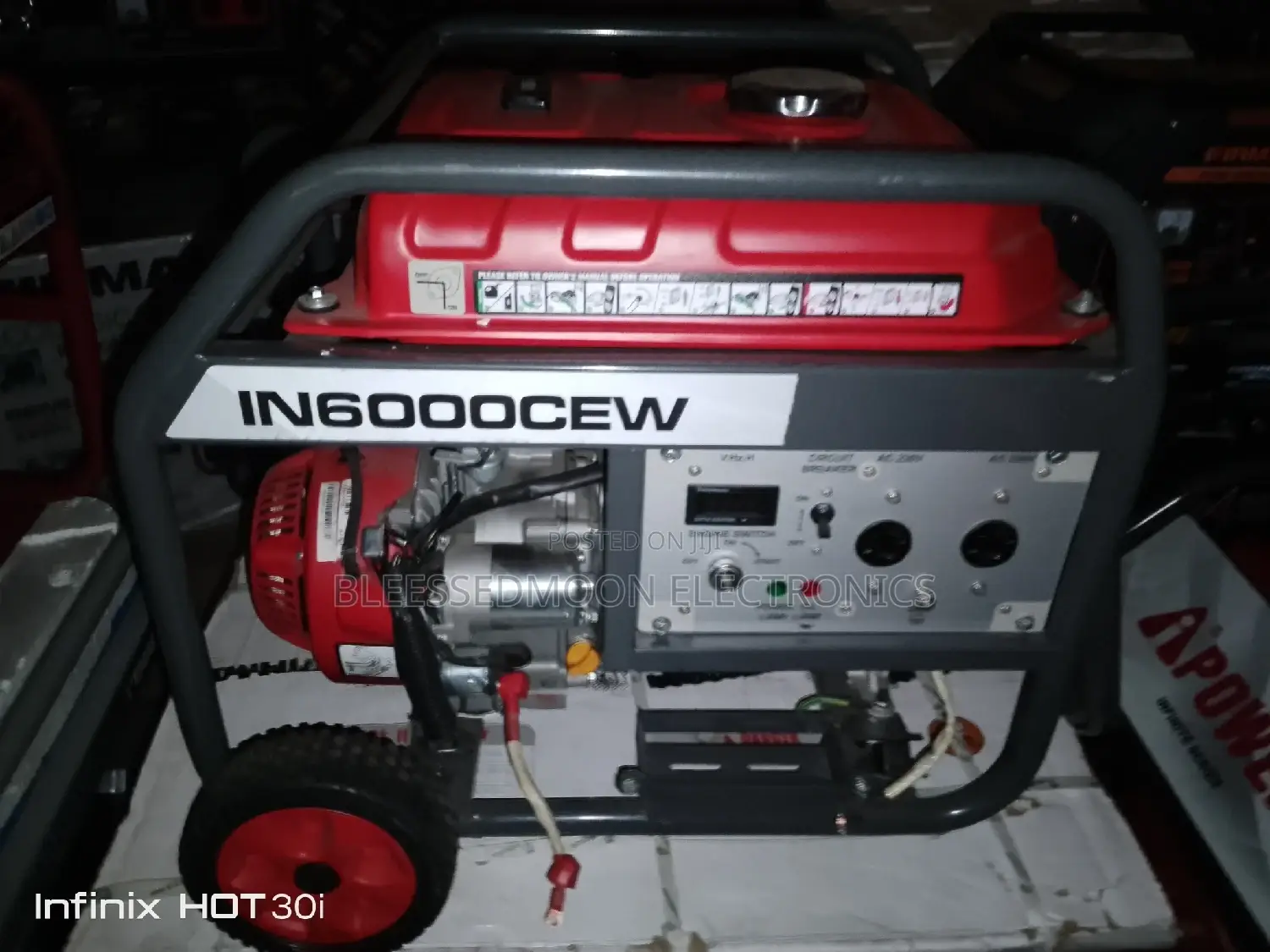 I Power GENERATOR 100 Percent Cooper Coil 5kva
