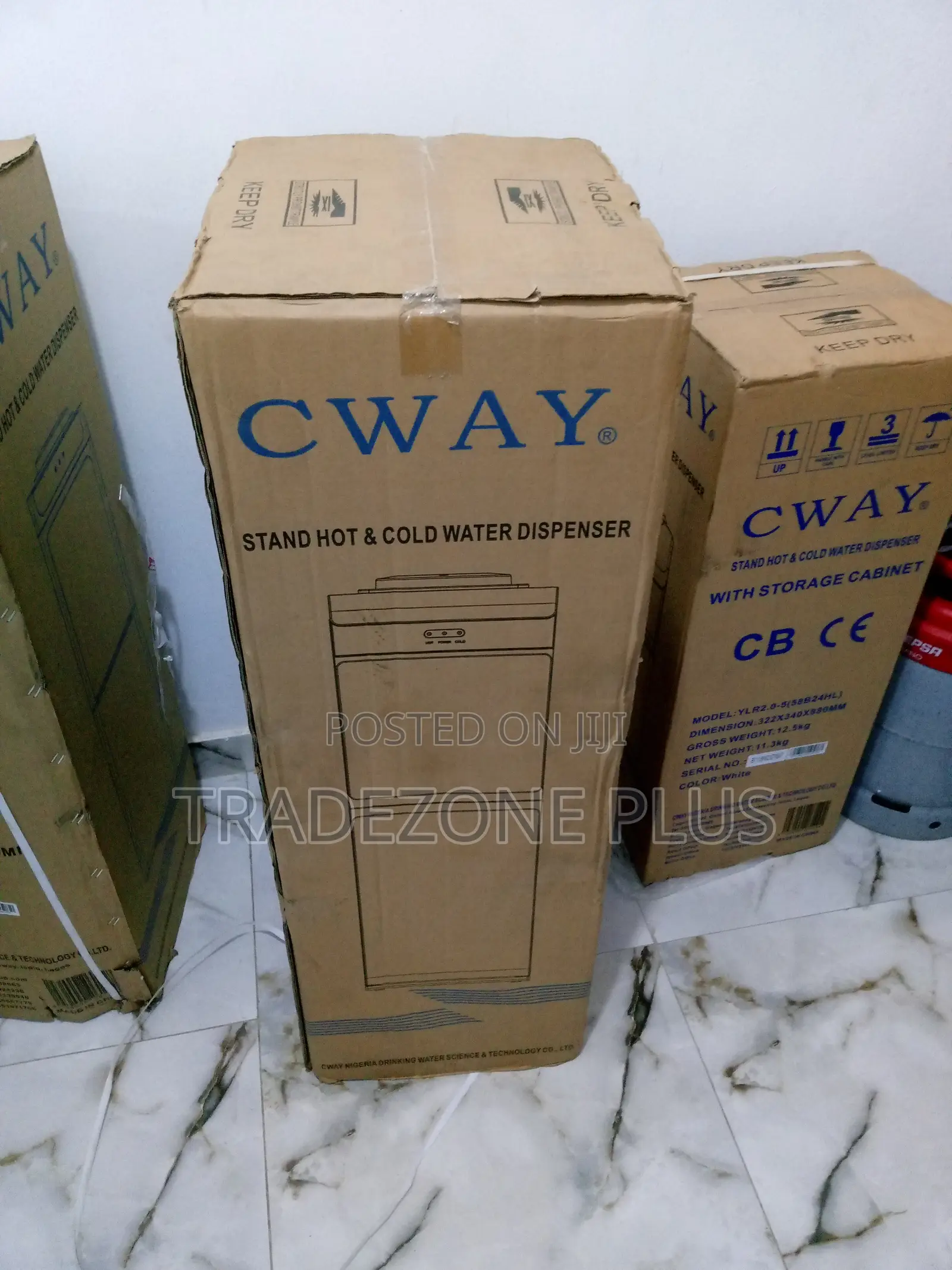 Cway Double Door Water Dispenser With Fridge