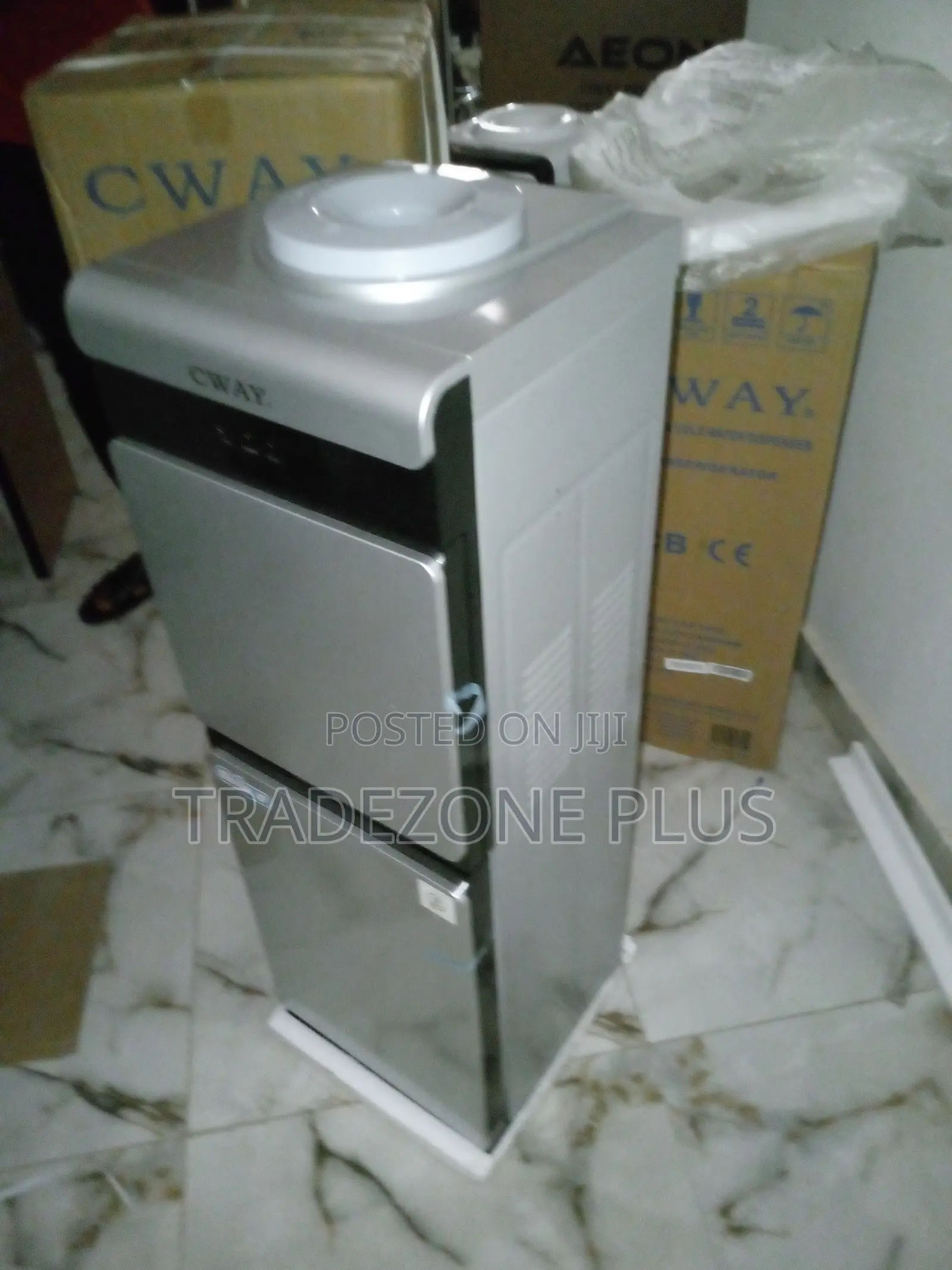 Cway Double Door Water Dispenser With Fridge