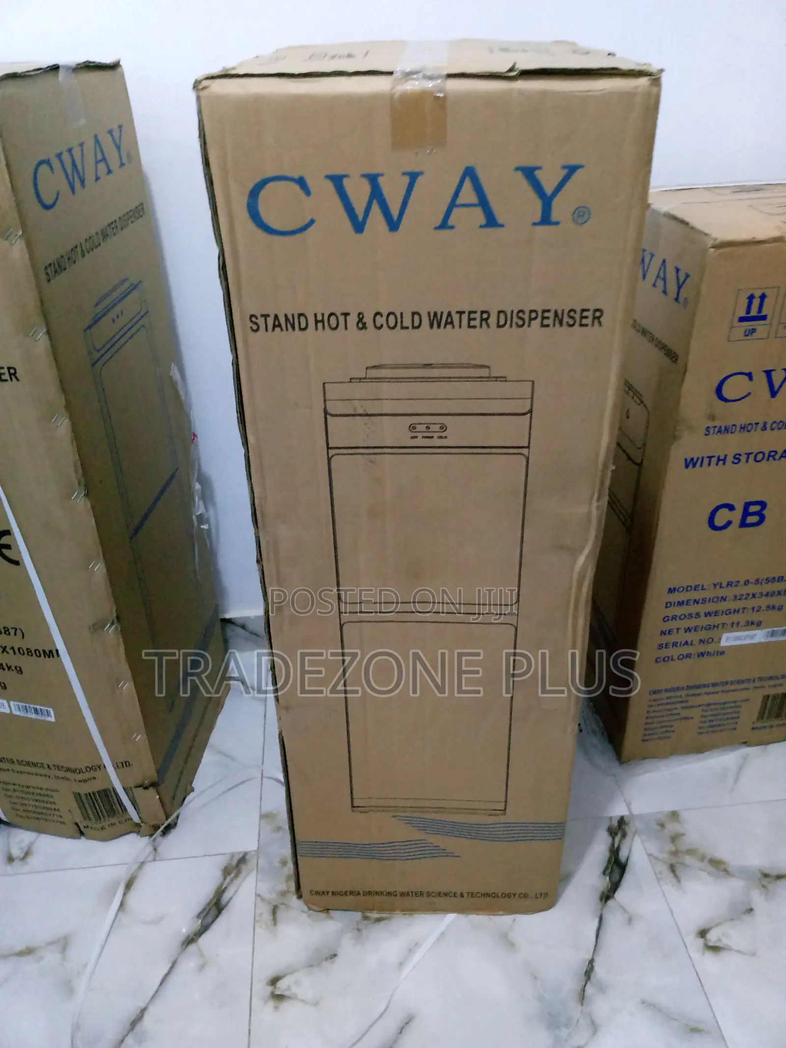 Classic Cway Water Dispenser Double Door With Fridge