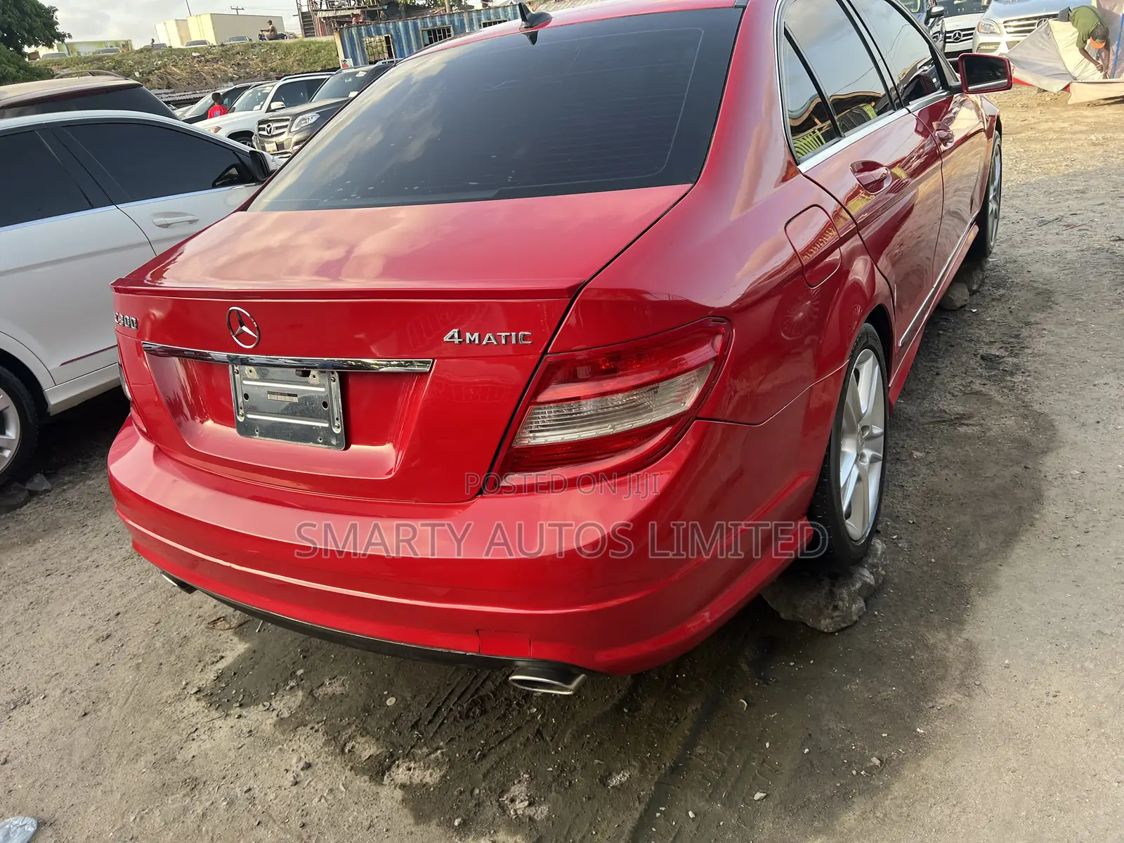 Mercedes-Benz C300 2008 Red