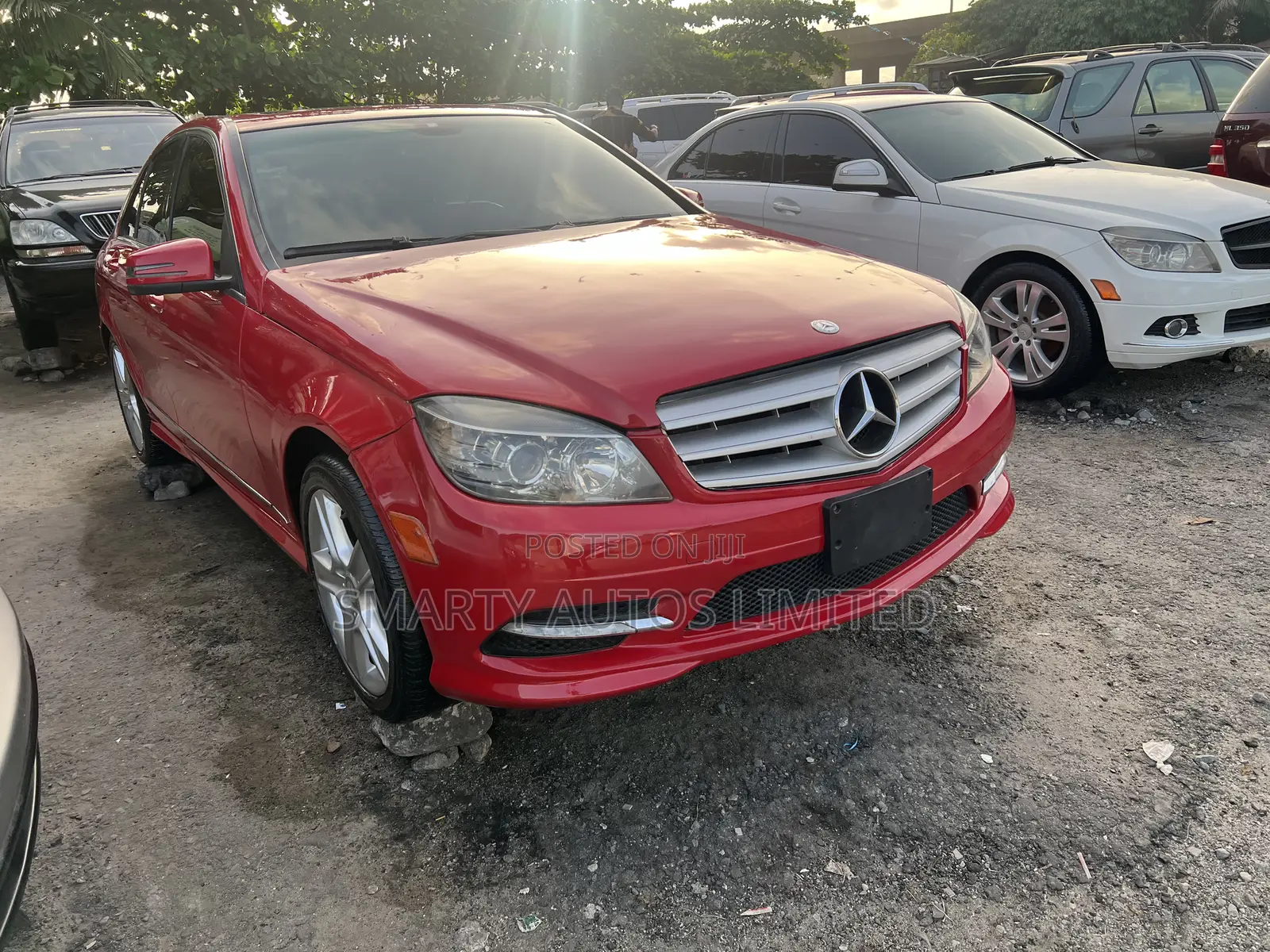 Mercedes-Benz C300 2008 Red