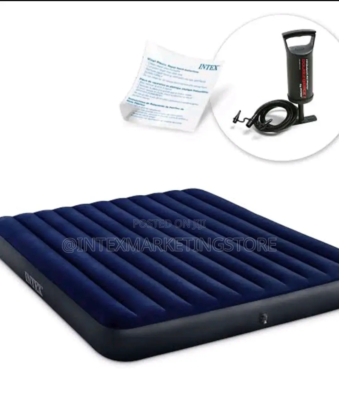 Intex King Size ( 72"X80"X10" ) Classic Downy Airbed