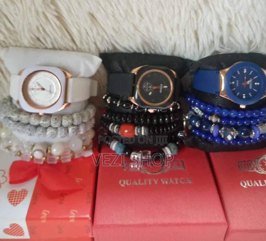 Original Beads Bracelet Wrist Watch Set