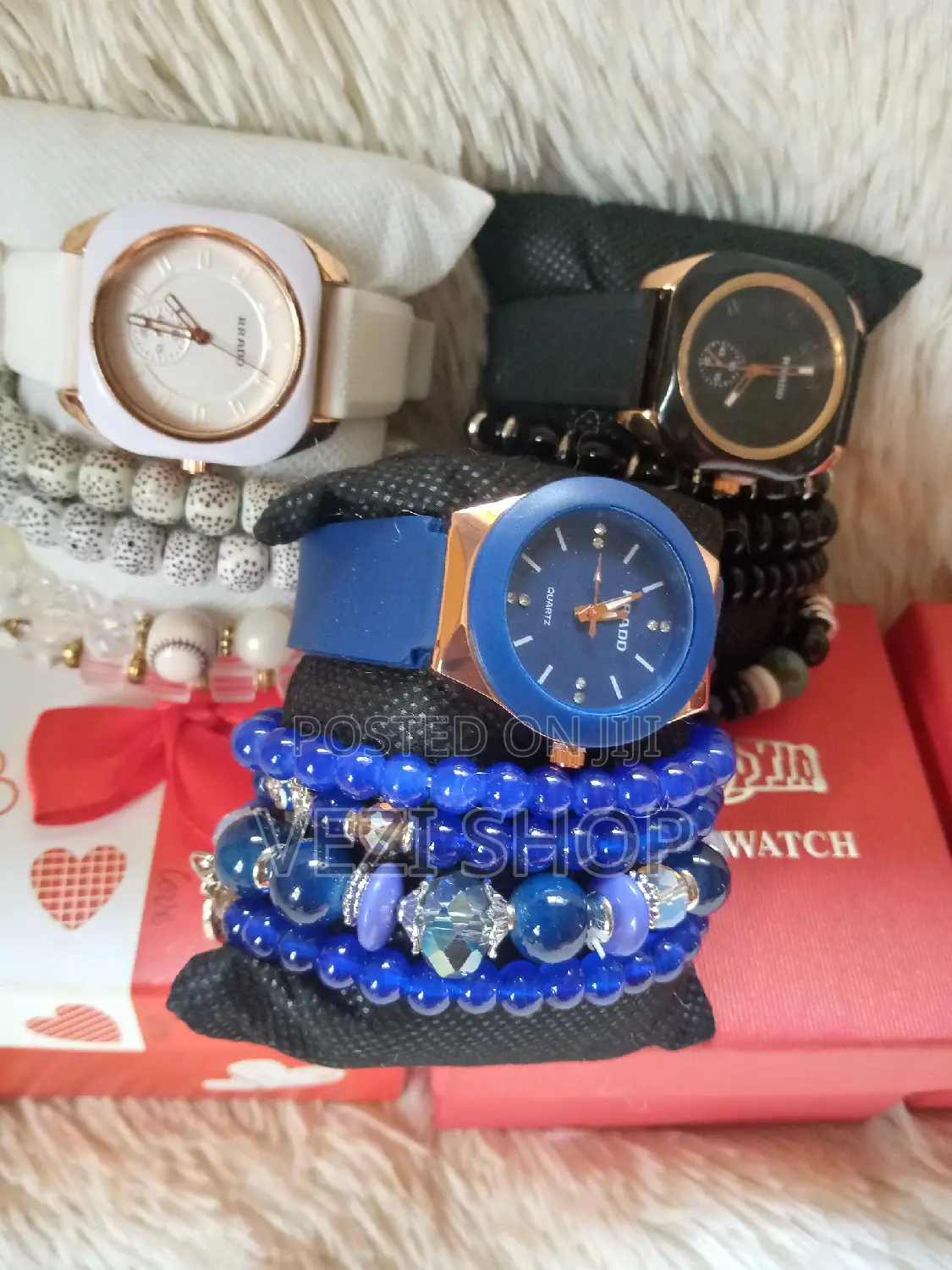 Original Beads Bracelet Wrist Watch Set
