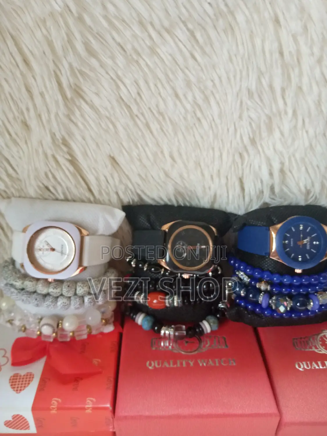 Original Beads Bracelet Wrist Watch Set