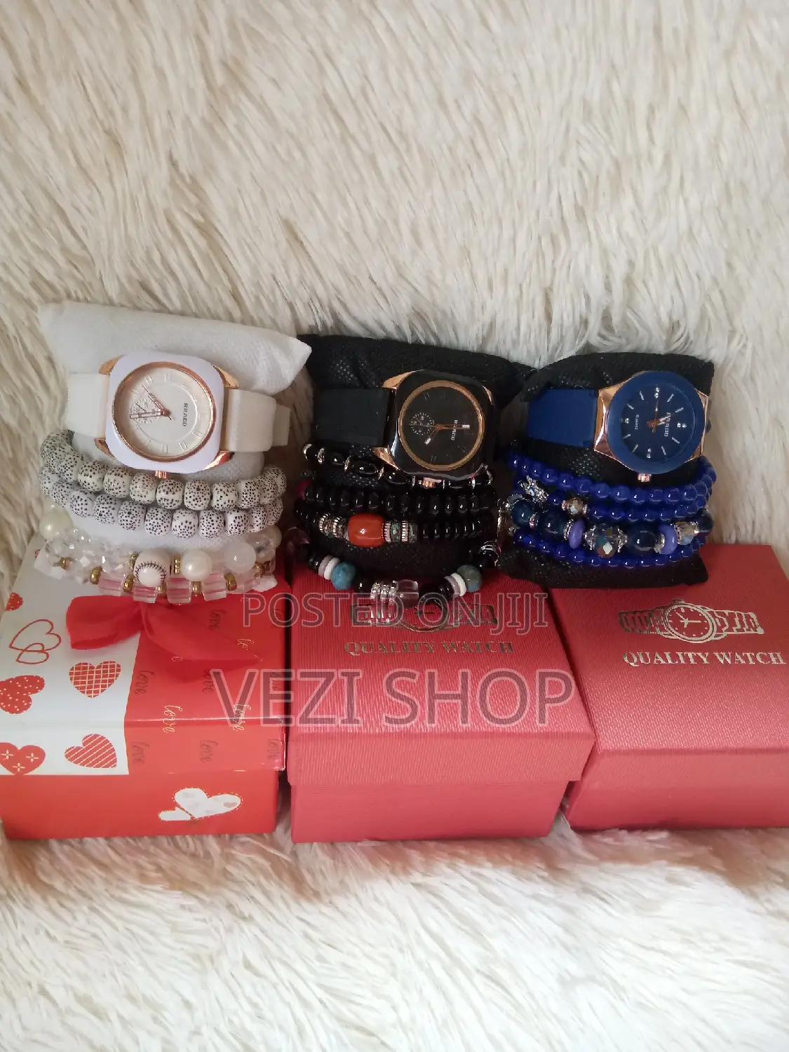 Original Beads Bracelet Wrist Watch Set