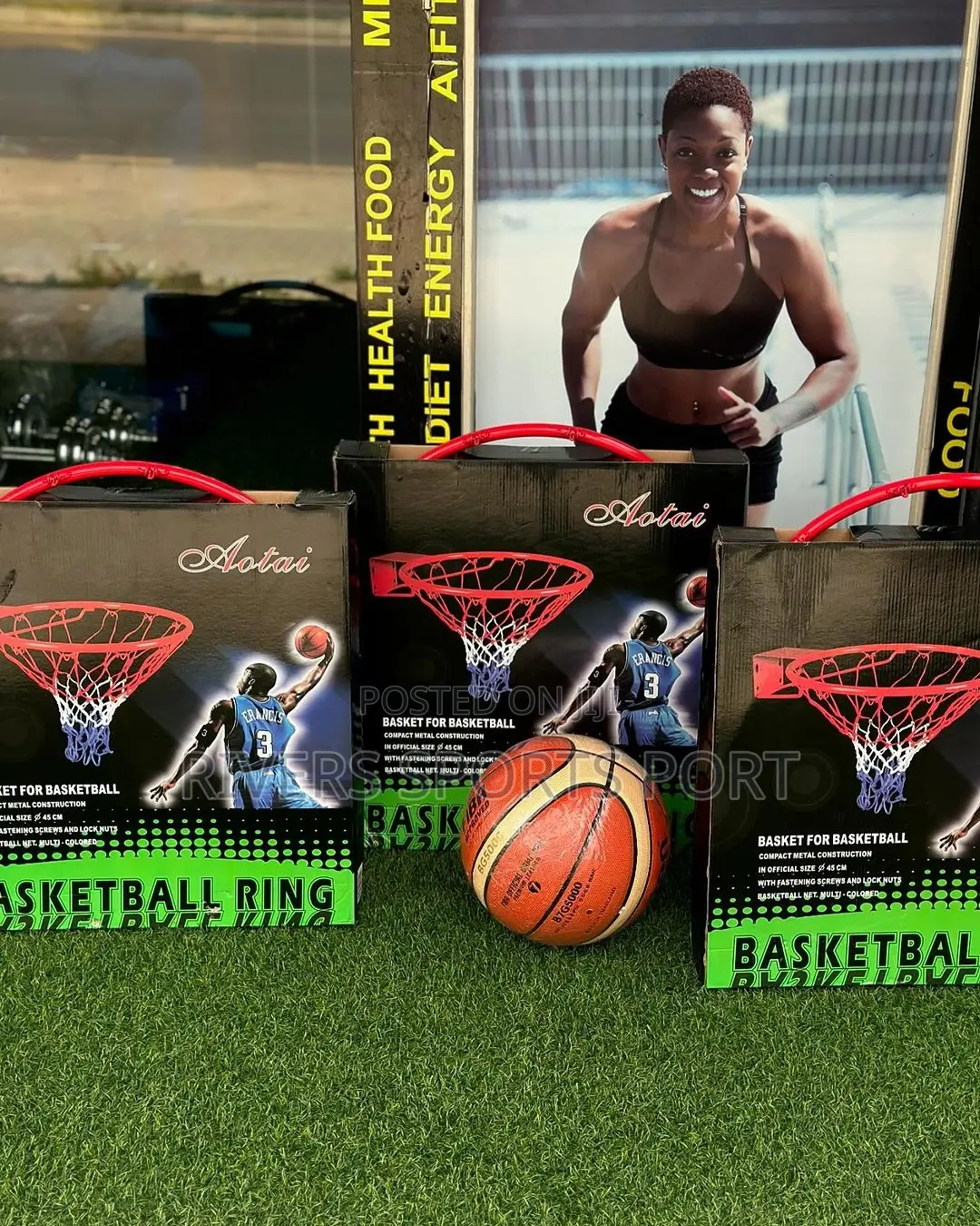 Basketball Ring Rim With Net