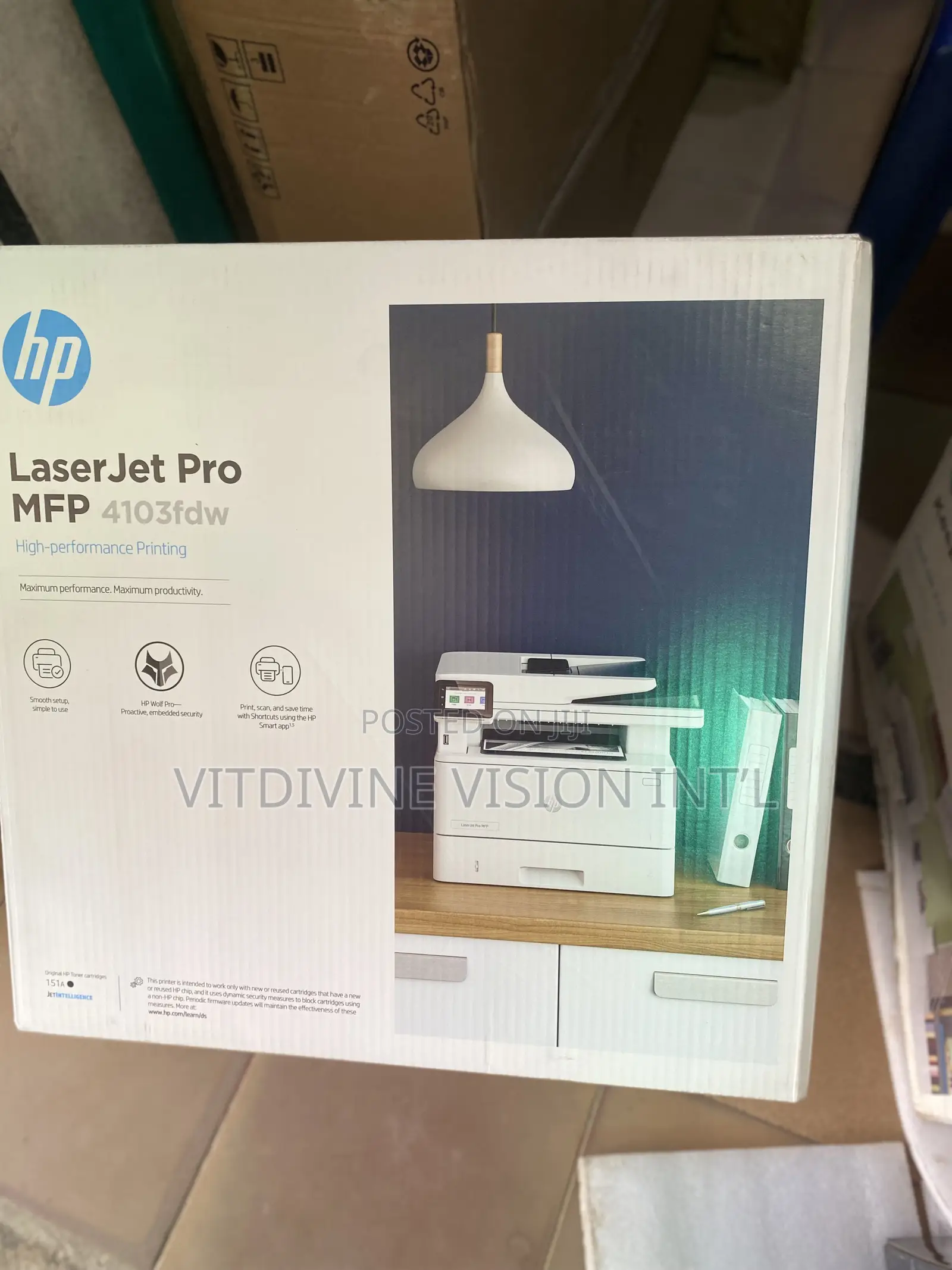 Hp. Laserjet Pro MFP 4103fdw Printer 3 in 1 Black