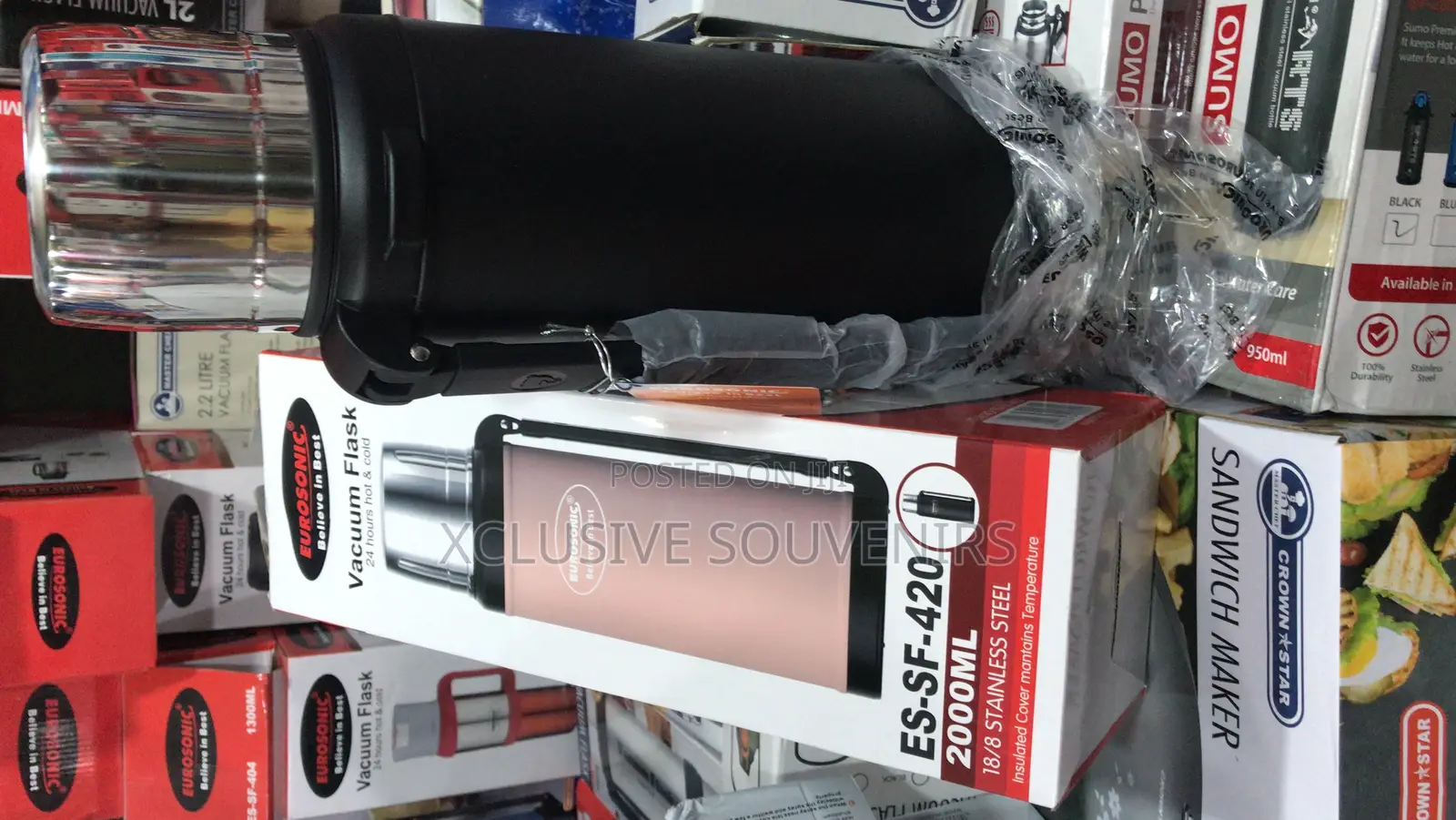2000ml Vacuum Flask Available in 3 Colors