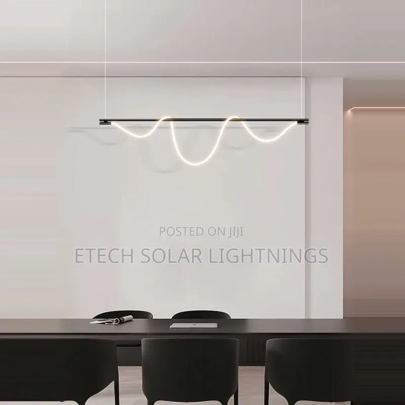 Nordic Led Tube Dining Room Kitchen Chandelier Light